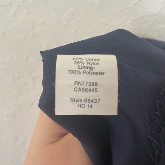 Madewell Navy Lace Dress - Picture 6 of 7